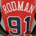 ROOMAN 91 Chicago Bulls Red NBA jersey 1379400