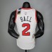 BALL 2 Chicago Bulls white NBA jersey 4556411