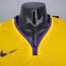 ANTHONY 7 Lakers V neck City Edition yellow NBA jersey 5626375