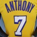 ANTHONY 7 Lakers yellow NBA jersey 9172447