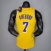 ANTHONY 7 Lakers Round neck yellow NBA jersey 6615691