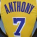 ANTHONY 7 Lakers Round neck yellow NBA jersey 6615691