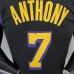 2021 ANTHONY 7 Los Angeles Lakers Black Latin Black NBA Jersey 4711462