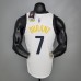 DURANT#7 Brooklyn Nets graffiti white NBA jersey-401397
