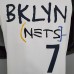 DURANT#7 Brooklyn Nets graffiti white NBA jersey-401397