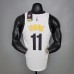 IRVING#11 Brooklyn Nets graffiti white NBA jersey-992882