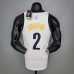 GRIFFIIN#2 Brooklyn Nets graffiti white NBA jersey-1343272