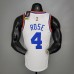 ROSE#4 75th Anniversary Knicks White NBA Jersey-2583076