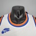 BARRETT#9 75th Anniversary Knicks White NBA Jersey-6025456