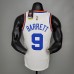 BARRETT#9 75th Anniversary Knicks White NBA Jersey-6025456