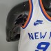 BARRETT#9 75th Anniversary Knicks White NBA Jersey-6025456