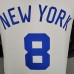 WALKER#8 75th Anniversary Knicks White NBA Jersey-3492184