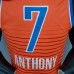 ANTHONY#7 Thunder Jordan Orange NBA Jersey-6878398