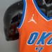 ANTHONY#7 Thunder Jordan Orange NBA Jersey-6878398