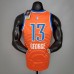 GEORGE#13 Thunder Jordan Orange NBA Jersey-2482608