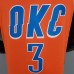 PAUL#3 Thunder Jordan Orange NBA Jersey-7116735