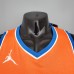 PAUL#3 Thunder Jordan Orange NBA Jersey-7116735