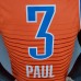 PAUL#3 Thunder Jordan Orange NBA Jersey-7116735
