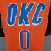WESTBROOK#0 Thunder Jordan Orange NBA Jersey-1002163