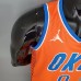 WESTBROOK#0 Thunder Jordan Orange NBA Jersey-1002163
