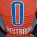 WESTBROOK#0 Thunder Jordan Orange NBA Jersey-1002163