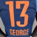 GEORGE#13 Thunder Blue Stripes NBA Jersey-1819832