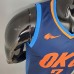PAUL#3 Thunder Blue Stripes NBA Jersey-7601670