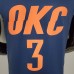 PAUL#3 Thunder Blue Stripes NBA Jersey-7601670