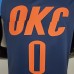 WESTBROOK#0 Thunder Blue Stripes NBA Jersey-4489595