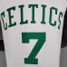 BROWN#7 75th Anniversary Celtics White NBA Jersey-3658571