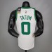 TATUM#0 75th Anniversary Celtics White NBA Jersey-5826718