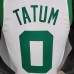 TATUM#0 75th Anniversary Celtics White NBA Jersey-5826718