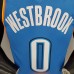 WESTBROOK#0 Thunder blue NBA Jersey-6321741