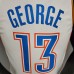 GEORGE#13 Thunder White NBA Jersey-6962253