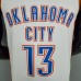 HARDEN#13 Thunder White NBA Jersey-7276457