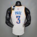 PAUL#3 Thunder White NBA Jersey-3702317