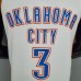 PAUL#3 Thunder White NBA Jersey-3702317
