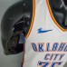 DURANT#35 Thunder White NBA Jersey-5029597