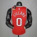 LILLARO#0 Trail Blazers Retro Red NBA Jersey-7889915