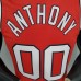 ANTHONY#00 Trail Blazers Retro Red NBA Jersey-4149276