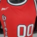 ANTHONY#00 Trail Blazers Retro Red NBA Jersey-4149276