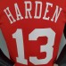 HARDEN#13 Rockets Retro Red NBA Jersey-3171775