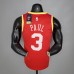 PAUL#3 Rockets Retro Red NBA Jersey-9539942