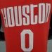 WESTBROOK#0 Rockets Retro Red NBA Jersey-9670312