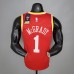 McGRADY#1 Rockets Retro Red NBA Jersey-4513036