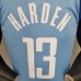 HARDEN#13 2021 Rockets City Edition Blue NBA Jersey-9980238