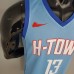 HARDEN#13 2021 Rockets City Edition Blue NBA Jersey-9980238