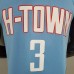 PAUL#3 2021 Rockets City Edition Blue NBA Jersey-5201688