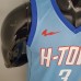 PAUL#3 2021 Rockets City Edition Blue NBA Jersey-5201688