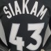 SIAKAM#43 2021 Raptors Bonus Edition Purple and Black NBA Jersey-4630305